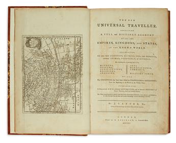 TRAVEL  CARVER, JONATHAN. The New Universal Traveller. Containing a Full . . . Account of All the Empires, Kingdoms, and States. 1779